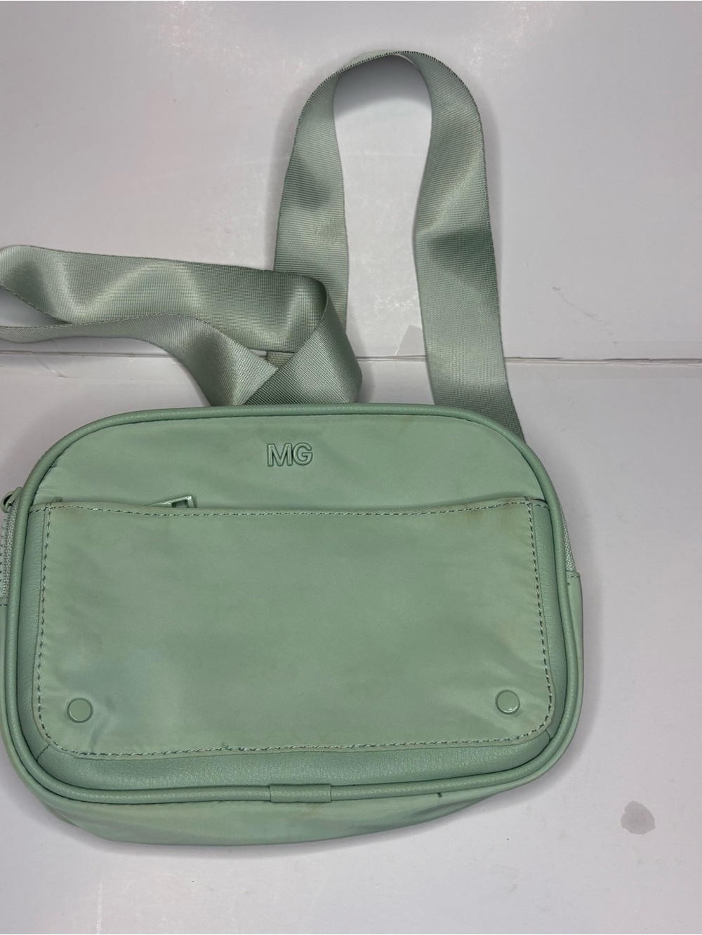Madden Girl Mint Green Crossbody Pouch